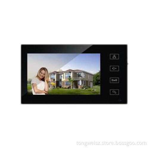 Touchscreen doorbell, high resolution, touch panel, 4-wire simple wiring and easy installation